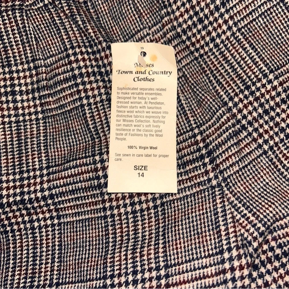 Vintage Pendleton Wool Pants